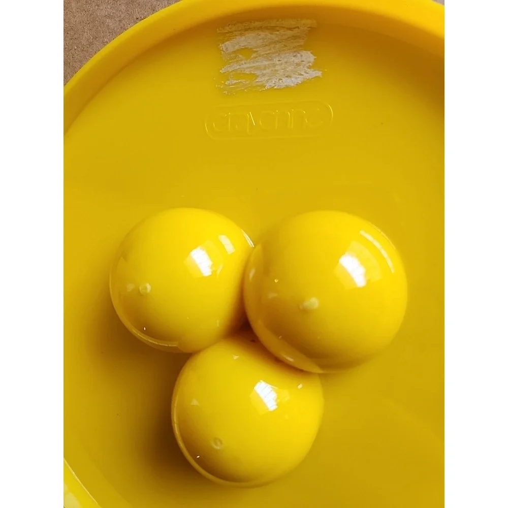 Vintage 1970's Habitat Crayonne Plastic‎ Ice Bucket Storage Container Yellow